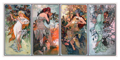 Four Seasons Alphonse Mucha